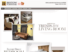 Tablet Screenshot of bestowfurniture.com
